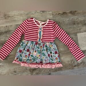 Girls Matilda Jane Nutcrackers print top